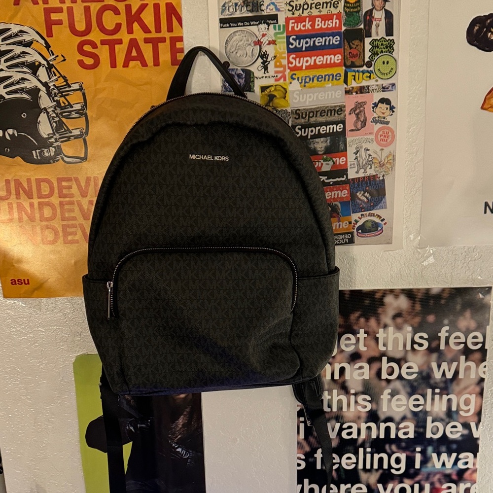 Michael Kors Black Backpack
